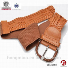 2015 new design fashion braided elastic stretch belt